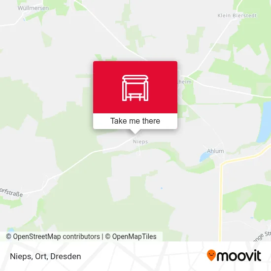 Nieps, Ort map