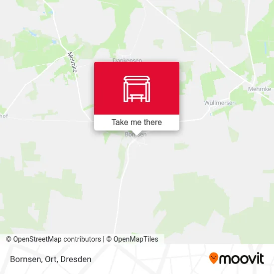Bornsen, Ort map