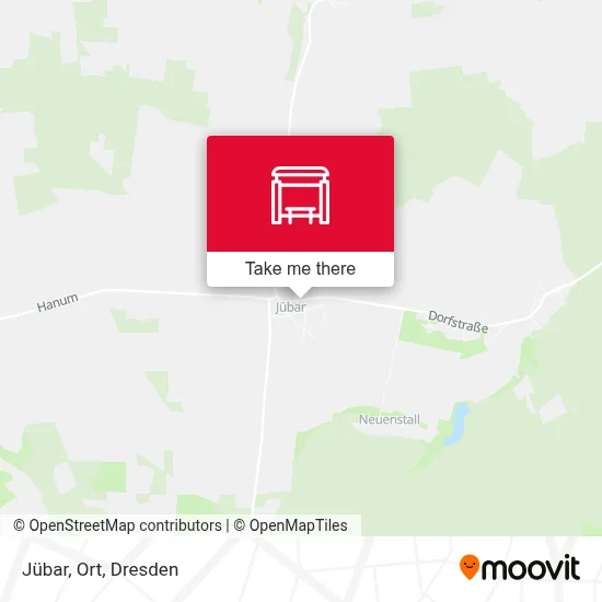 Jübar, Ort map