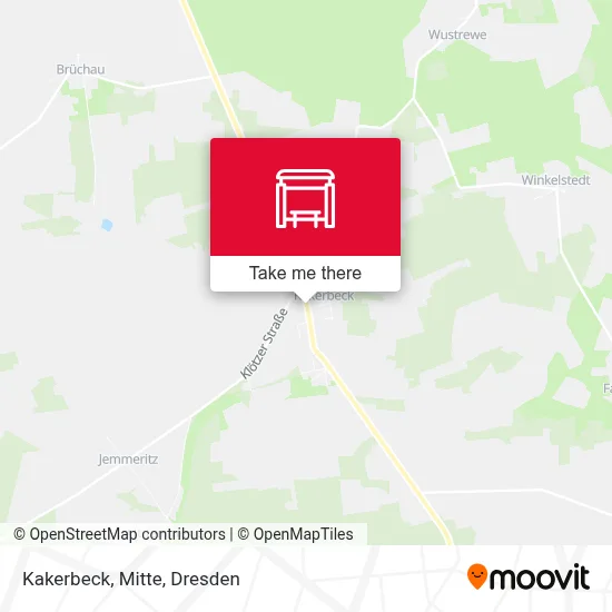 Kakerbeck, Mitte map