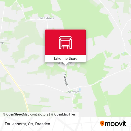 Faulenhorst, Ort map