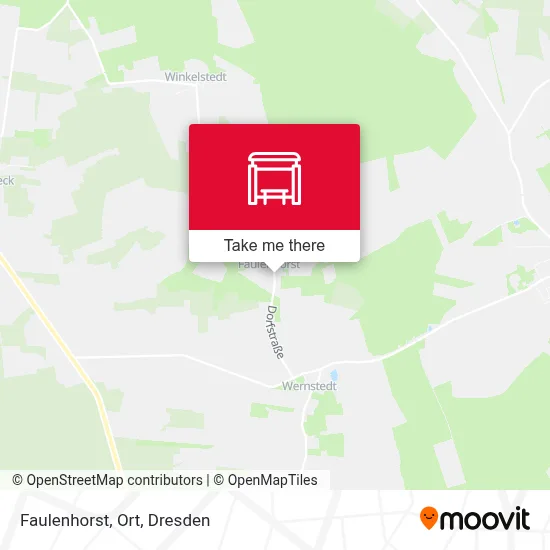 Faulenhorst, Ort map