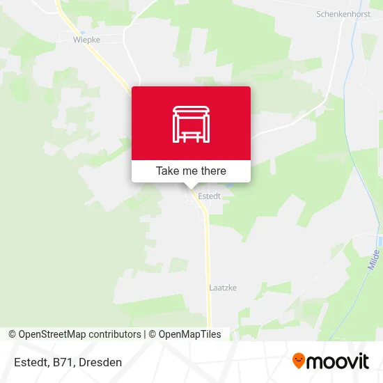 Estedt, B71 map