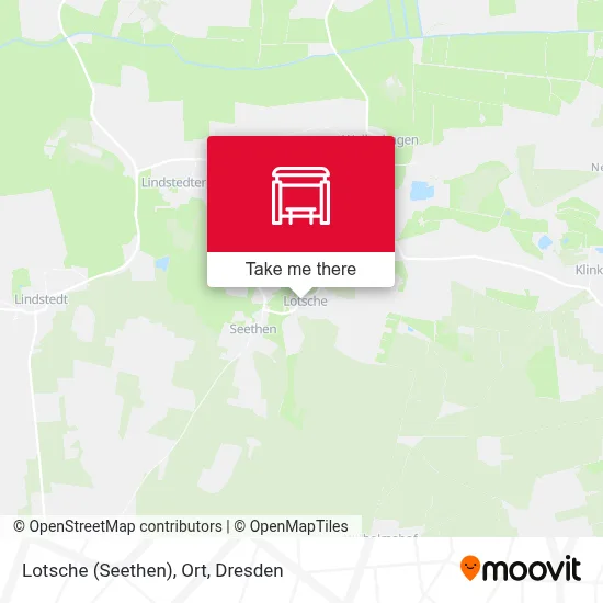 Lotsche (Seethen), Ort map