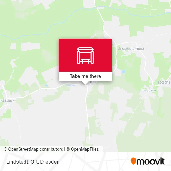 Lindstedt, Ort map