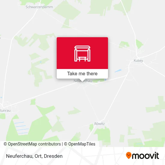 Neuferchau, Ort map