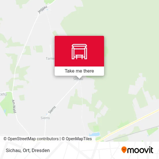 Sichau, Ort map
