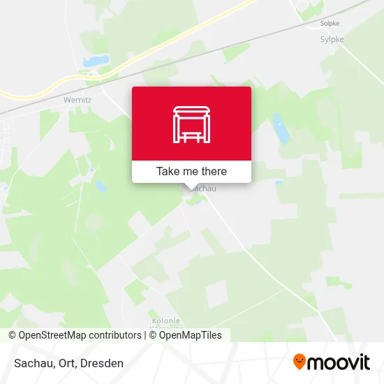 Sachau, Ort map