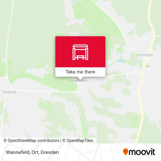 Wannefeld, Ort map