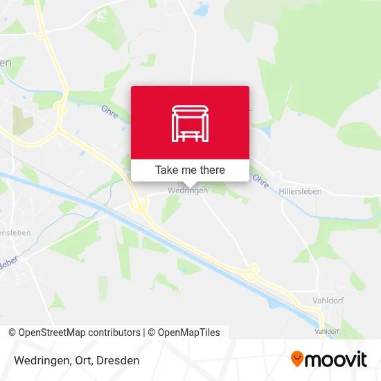 Wedringen, Ort map