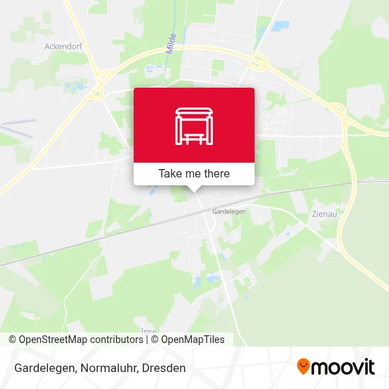Gardelegen, Normaluhr map