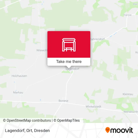 Lagendorf, Ort map