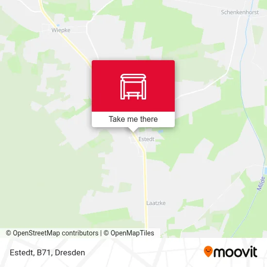 Estedt, B71 map