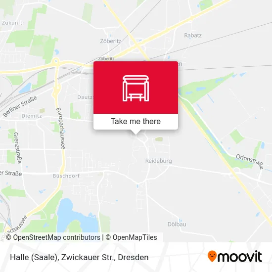 Halle (Saale), Zwickauer Str. map