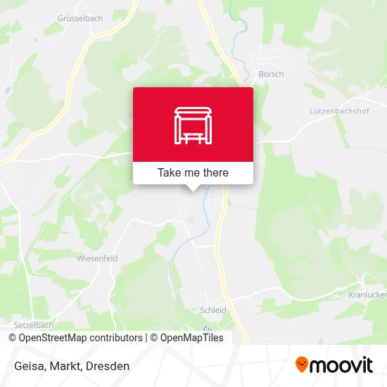 Geisa, Markt map