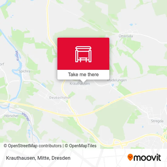 Krauthausen, Mitte map