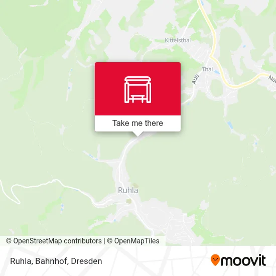 Ruhla, Bahnhof map