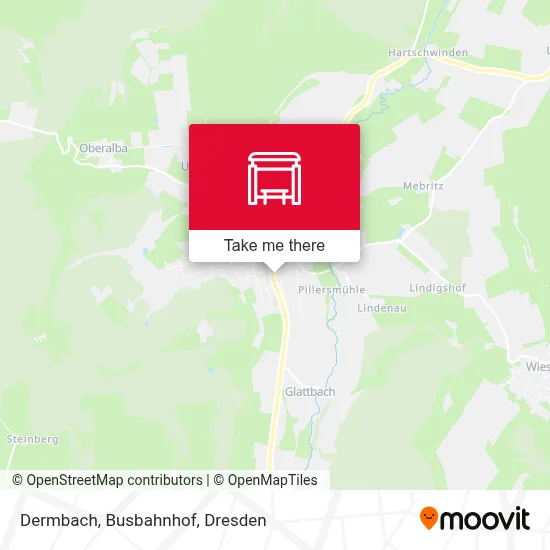 Dermbach, Busbahnhof map
