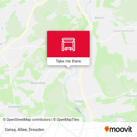 Geisa, Allee map
