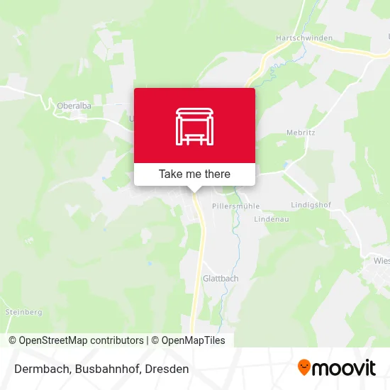 Dermbach, Busbahnhof map