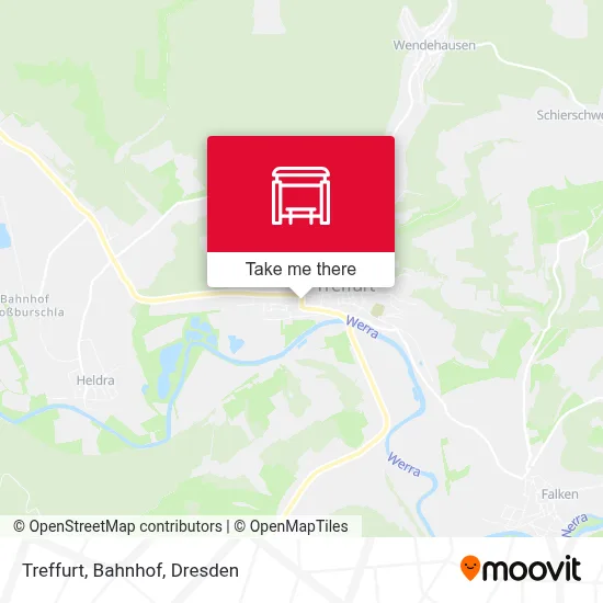 Treffurt, Bahnhof map