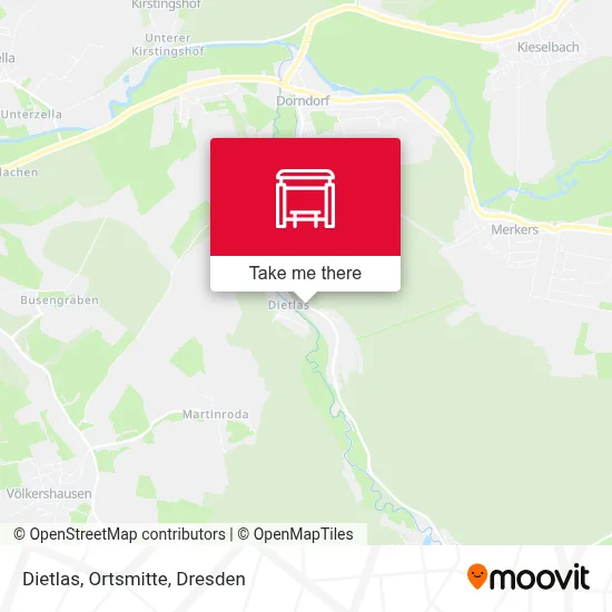 Dietlas, Ortsmitte map