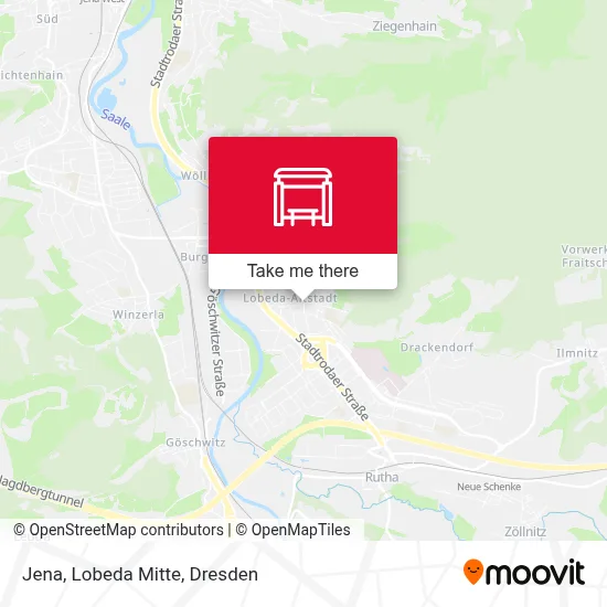 Jena, Lobeda Mitte map