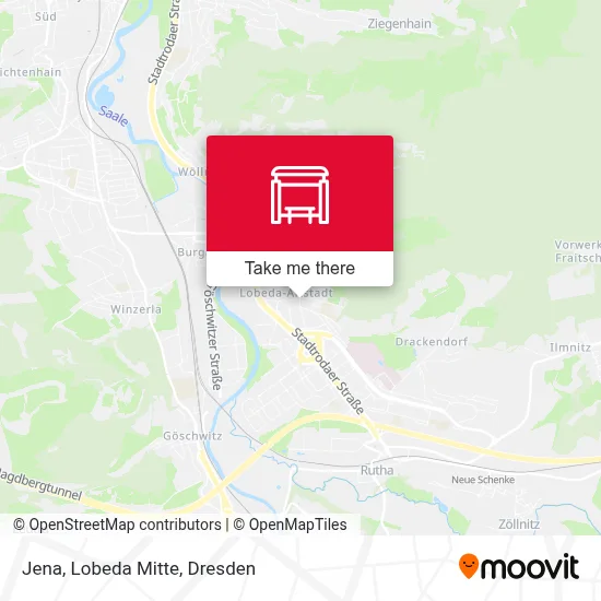Jena, Lobeda Mitte map