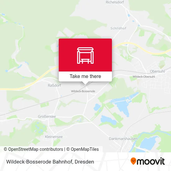 Wildeck-Bosserode Bahnhof map