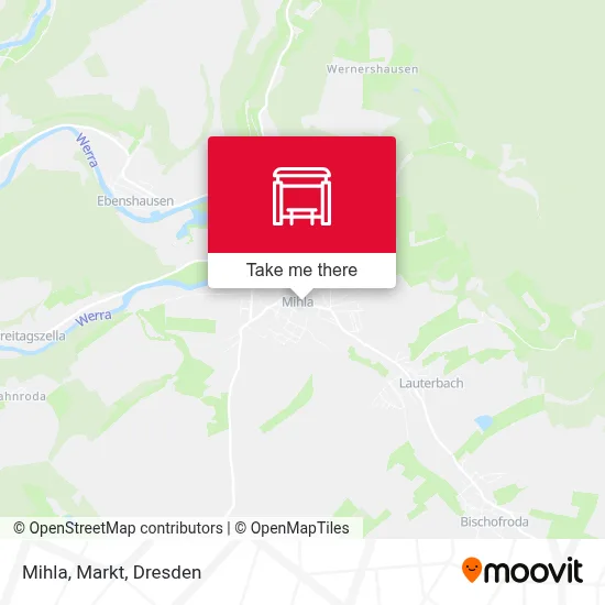 Mihla, Markt map