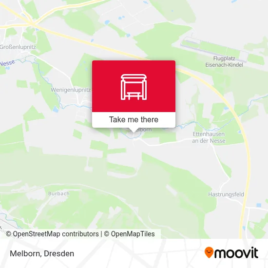Melborn map