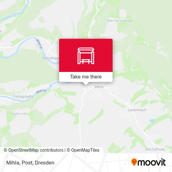 Mihla, Post map