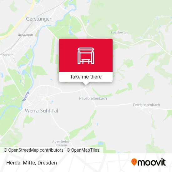 Herda, Mitte map