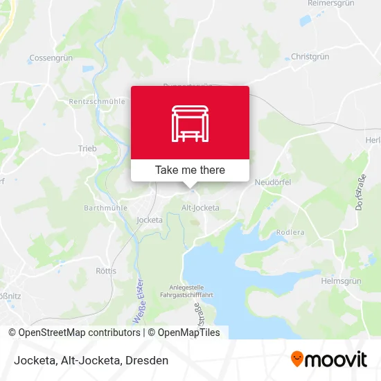 Jocketa, Alt-Jocketa map