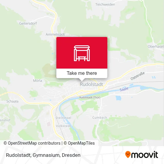 Rudolstadt, Gymnasium map
