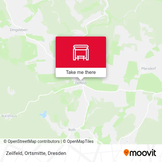 Zeilfeld, Ortsmitte map