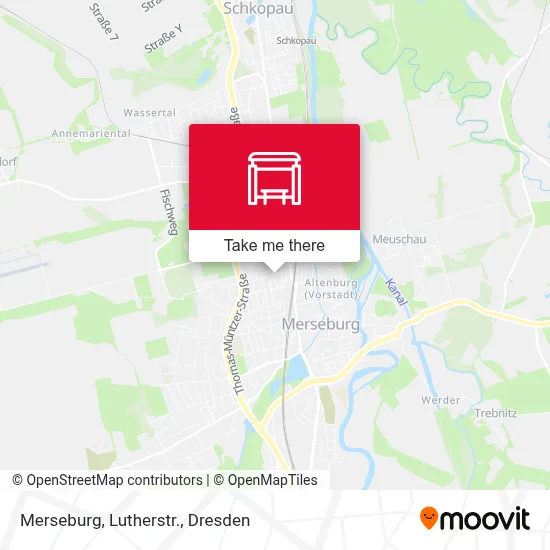 Merseburg, Lutherstr. map