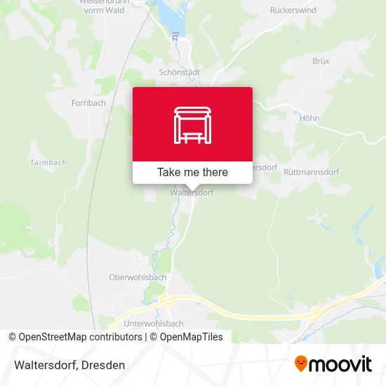 Waltersdorf map