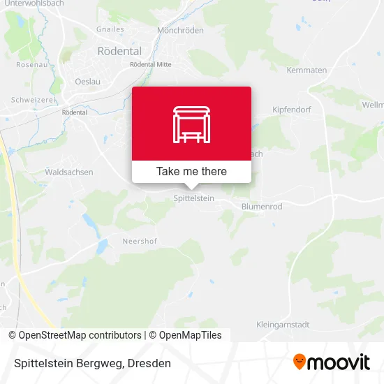 Spittelstein Bergweg map