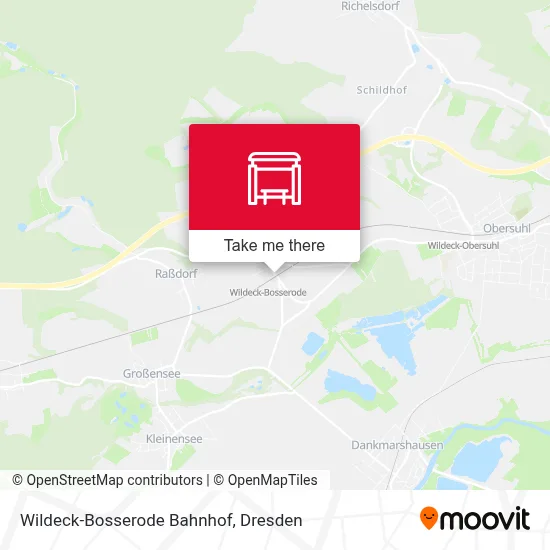 Wildeck-Bosserode Bahnhof map