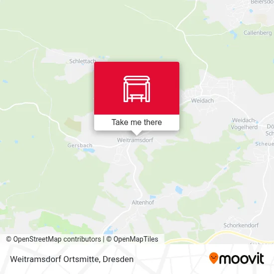 Weitramsdorf Ortsmitte map