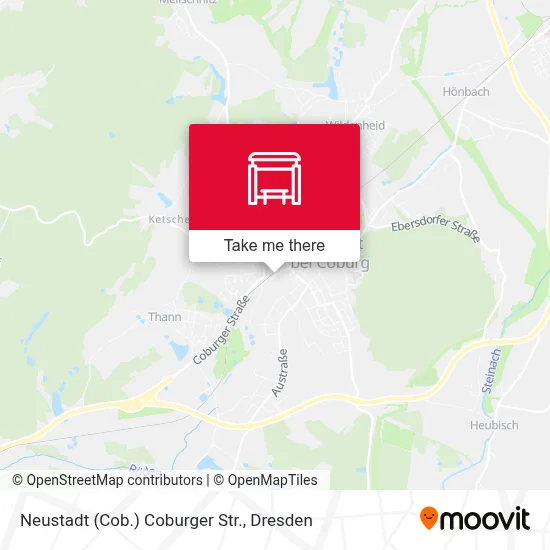 Neustadt (Cob.) Coburger Str. map