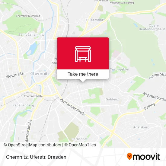 Chemnitz, Uferstr map