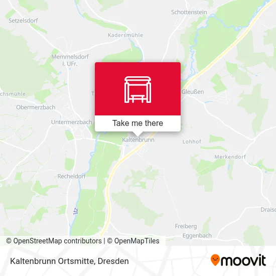 Kaltenbrunn Ortsmitte map