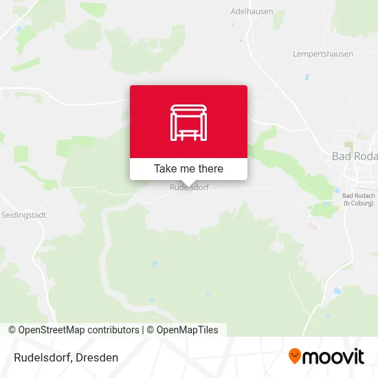 Rudelsdorf map