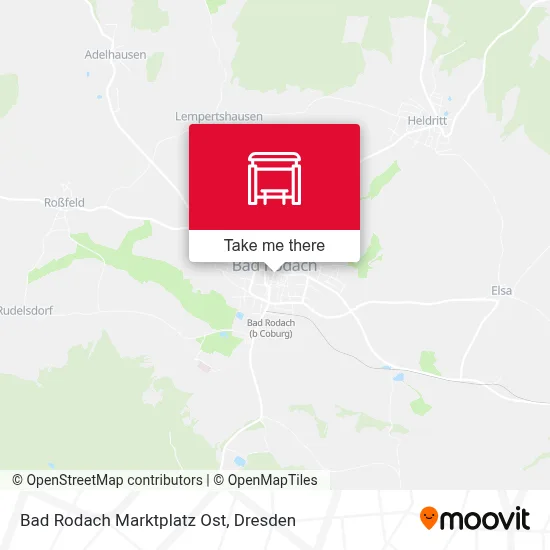 Bad Rodach Marktplatz Ost map