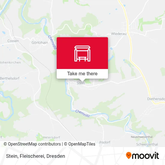 Stein, Fleischerei map