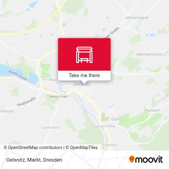 Oelsnitz, Markt map