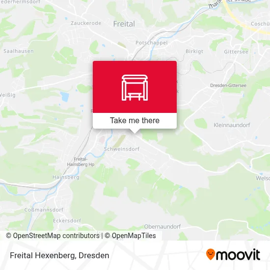 Freital Hexenberg map