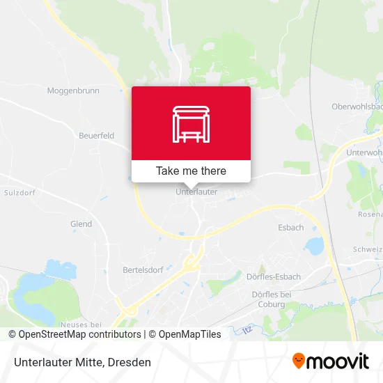 Unterlauter Mitte map